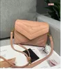 Designer Crossbody Handbags chain shoulder bags top leather canvas material rhombus letter ornaments ladies sweet chic bag purse 9309j