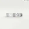 Carti love screw ring diseñador de joyas para mujeres, hombres, anillos de boda de compromiso, versión estrecha de lujo