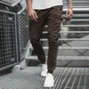 Herrbyxor ropa hombre herr casual fitness lapptäcke kroppsbyggande fickhud i full längd sport pantalones pantalon homme