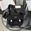 Mode Schwarz Aktentaschen Frauen Umhängetaschen Luxus Designer Handtasche männer Totes Vintage Druck Tasche Klassische Umhängetasche Cross body Brieftasche