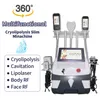 Portable 5 In 1 360° Cryolipolysis Fat Freeze Slimming Machine Lipolaser Rf 40K Fat Burning Loss Weight Ultrasonic Cavitation Vacuum Beauty Salon Equipment144