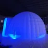 groothandel Duurzaam 5/6/8/9 Meter Opblaasbare Iglo Koepeltent LED-licht voor Outdoor Bruiloft Camping Evenement Gebruik Met blower gratis verzending naar uw deur