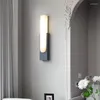 Vägglampor Modern LED hartslampa nordiskt levande sovrum trappa gång i el tv bakgrundsbelysning fixtur sconce inomhusdekor