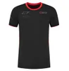 F1 Teamwear Camiseta Polo Masculina 2023 Fórmula 1 Drivers Racing Camiseta Preta Personalizada Mesmos Fãs Plus Size Tops Jersey Verão