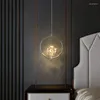 Lampes suspendues lumière luxe petit lustre cristal chevet pour chambre à coucher