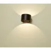 Lampes murales LED ronde applique luminaire 7W chaud 3000K haut et bas lampe pour salon chevet entrée aluminium