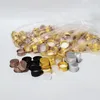 Storage Bottles 14pcs 500ml Silver/Gold/Bronze Aluminum Cap Multicolor Cosmetic Bottle Plastic Lotion PET Liquid