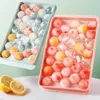 Ice Cream Tools Kitchen Plastic Molds Ice Tray Round Ice Molds Home Bar Party Use Round Ball Ice Cube Makers DIY Ice Cream Mould kitchen Tool Z0308