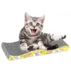 Cat Toys Drop Kitten Paper Cardboard Ondulato Scratch Board Pad Scratcher Bed Mat Artigli Cura Alta qualità 230309