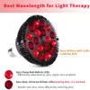 Massager twarzy Red Light Terapy Lampa dla 54 W 660 NM 850 NM Urządzenie podczerwieniowe mięśnie Ból Ból Narzędzia zdrowia skóry 230309
