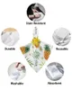 Table Napkin Fruit Pineapple Green Plant Plumeria 4/6/8pcs Kitchen 50x50cm Napkins Serving Dishes Home Textile Products