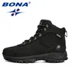 Boots BONA Arrival Nubuck Leather Shoes Winter Boots Men Warm Sneakers Outdoor AntiSlip Ankle Plush Snow Boots Masculino 230309