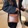 HBP Mode Leder Eimer -Tasche für Frauen 2024 weibliche einfache kleine Crossbody -Tasche mit kurzen Handtaschen