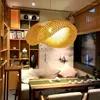 Pendant Lamps Bamboo Light Fixture Art Chandelier Restaurant Tea Room Leisure Place El Bed And Breakfast Style E27 Lights