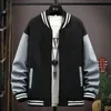 Mens Jackets Spring and Autumn Coat Jacket Baseball Suit Trend Handsome First Senior High School Plus Velvet 230309