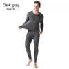 Heren thermisch ondergoed Winter Winter Warm Ultra Soft Top Bottom Set Heren Long Johns voor mannen