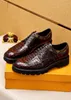 2023 Mens Dress Shoes Leather Leather Lace Up Platfor