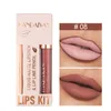 Lip Gloss Matte Liquid Lipstick & Lipliner Makeup Set 2Mate Velvet Ink Liner Pencil Drop