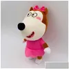 Plush Dolls 2Pcsset 30Cm Wolfoo Family Toys Cartoon Ie Lucy Soft Stuffed Toy For Children Kids Boys Girls Fans Gifts 2211 Dhv0R