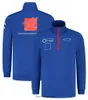 2022 Formule 1 F1 HAS Sweat à capuche Printemps Automne Sweat-shirt pour hommes Sports extrêmes de plein air Racing Veste à capuche Uniforme d'équipe personnalisé Vêtements de travail Tops