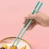 Eetstokjes 5pairs schattige kersenbloesem bloemblaadjes patroon mooi niet-slip sushi stick milieuvriendelijk