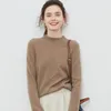 Kadın Sweaters Sonbahar Yün Kadınlar Fashiong Designer Lüks O yakalı Örme Giyim Uzun Kollu Zarif Günlük Külot Kız Top
