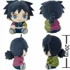 Devil's Blade Anime Plush Gevulde speelgoed Cute Dolslsl Demon Slayer Manga Doll Kimetsu Nee Yaiba Tanjirou Nezuko Children's Gift Decor