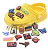 Parti di scarpe Accessori Scarpe miste Simpatico cartone animato Ciondoli da giardino Pvc Zoccolo Croc Fascino Fibbia Braccialetto di moda Braccialetto Decorazione Regalo Dr 18Geh