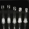 유리 downstem 14mm 18mm 남성 여성 줄기 드롭 다운 어댑터 물 봉에 대한 물 담뱃대 Dab Rigs 유리 재 포수