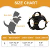 Cat Collars Leads Military Tactical Harness Nylon Puppy s Vest Harnesses With Handle Adjustable for s Small Dogs Pet Training Walking 230309