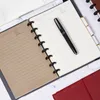 Notepads Mushroom Hole Business Notebook Journals Notepad Simple A5 Student Disc Bound Journals School Office Supplies Planner 230309