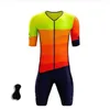 Ensembles de course 2023 Vêtements de sport Vêtements de cyclisme pour hommes Vêtements de vélo de montagne respirants Cuissards personnalisés Triathlon Combinaison Vêtements