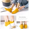 Women Socks Embroidery And Ms Boat Followed By Ear Smile Japanese Female Plain Coloured Light Mouth