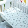 Juegos de cama Cuna de bebé Sábana ajustable para cuna de algodón Sábana de cama para niños Protector de funda de colchón 120x70cm Permitir una fabricación personalizada 230309