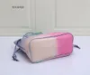 Never Sunrise Pastel Classice 2PCS مجموعة MM TOTES الأكياس المركبة ملونة مصمم الكتف محفظة حقيبة يد على حقيبة حمل 194 م