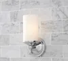 Wandleuchten Moderne Silber Doppelspiegel Scheinwerfer Schlafzimmer Nachttischlampe Wohnzimmer Studie Po Nordic Dekor LED-Leuchten