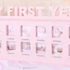 Keepsakes Creative DIY 0 12 maanden Baby "My First Year" Pictures Display Plastic P Souvenirs herdenken kinderen Growing Memory Gift 230308