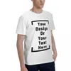 As camisetas masculinas adicionam seu próprio design Imprima a imagem de texto aqui Novelty masculino de manga curta básica Tees gráficos personalizados Tops