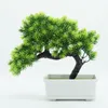 Decorative Flowers Artificial Plants Bonsai Small Tree Pot Fake Hogar Ornaments Home Garden Room Decoration El Decor Accessories Outdoor