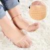 Women Socks Summer Feet Toe Protect High Heel Half Foot Lady Non-slip Sweat No Show Invisible Fashion