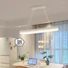 Avizeler Minimalist LED Kolye Avizesi Mutfak Asma Lamba Oturma Odası Yemek Masaları Dükkan Ev Dekoru Kapalı Işık Fikstürü