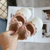 Platte schoenen 2023 Bowknot Leather Girls Baby 1-8 jaar oud niet-slip zachte zool lente kleine single e419