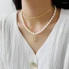 Kedjor Simple Trendy Gold Color Short Chain Halsband för kvinnor Choker 925 Sterling Silver Girls Jewelry