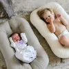 Sängkläder sätter 7545 cm född baby lounger bärbar baby bo säng för flickor pojkar bomulls spjälsäng småbarnsäng baby barnkammare co -co sovare säng 230309