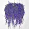 Dekorativa blommor 80 cm lång konstgjord admiralitet pil Vine Home Garden Wedding Party Wall Hanging Garland Decoration Gröna falska växter