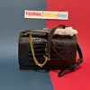 Wysokiej jakości torba z klapką luksusowe torebki od projektantów SUNSET oryginalne skórzane damskie torby na ramię moda średnia torba crossbody