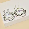 Braccialetti con ciondoli ZMZY Braccialetti con perline fatti a mano con piccole stringhe Pietra naturale sfaccettata per le donne Gioielli vintage Semplici braccialetti Miyuki