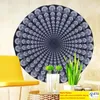 Polyester Round Beach Handdukdekor Mandala Tapestry Boho Hippie Trackad utomhus Yoga handdukar Solskyddsmedel sjal badhanddukar