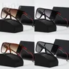 Luxury C designer solglasögon kvinna solglasögon trendiga modetillbehör Lunette Homme utomhus camping klassiska män överdimensionerade glas multicolor pj040 c23