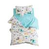 Ensembles de literie 3 pièces ensemble coton berceau linge de lit Kit dessin animé bébé princesse ensemble de literie comprend taie d'oreiller drap de lit housse de couette sans remplissage 230309